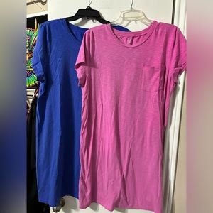 Comfy T-shirt dress set of 2